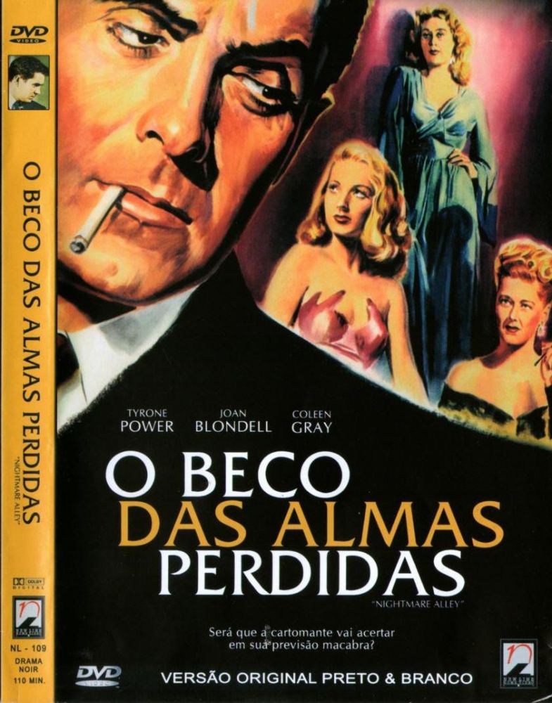Nightmare Alley - Beco Das Almas Perdidas SPACETREK66 - DVD O BECO DAS ALMAS PERDIDAS - 1947