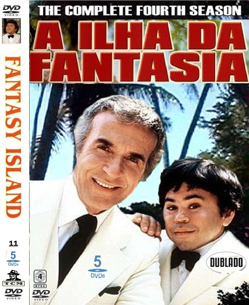 SPACETREK66 DVD A ILHA DA FANTASIA 4 TEMP 5 DVDs